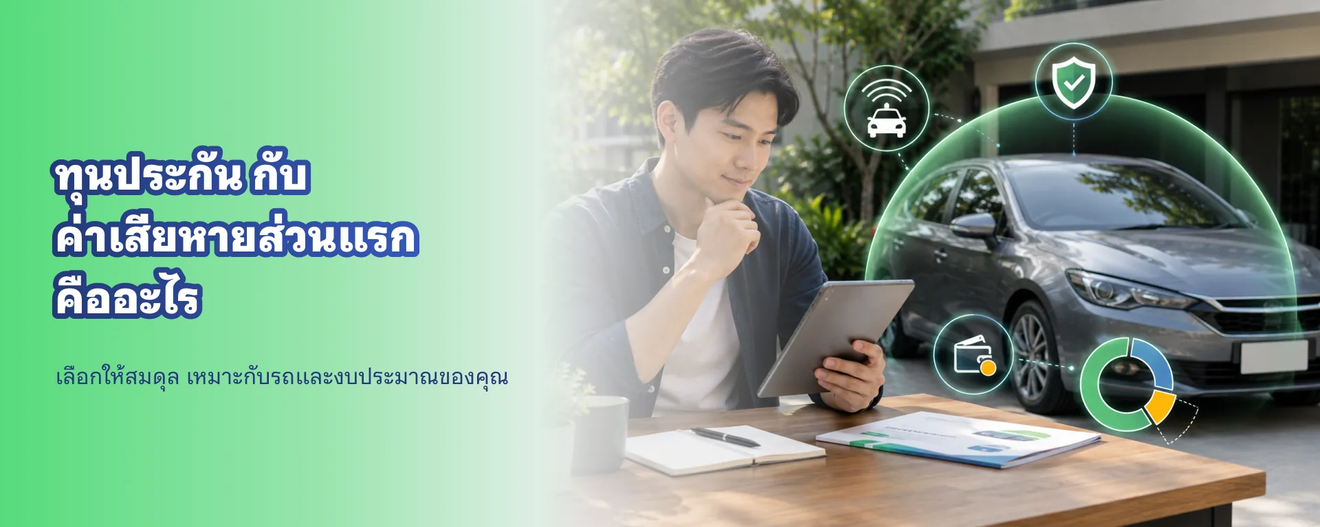 ทุนประกัน / ค่าเสียหายส่วนแรก (Deductible) คืออะไร